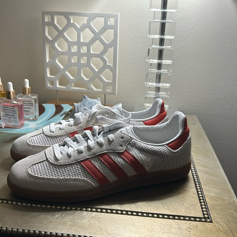 ADIDAS SAMBA OG OFF WHITE AND ORANGE